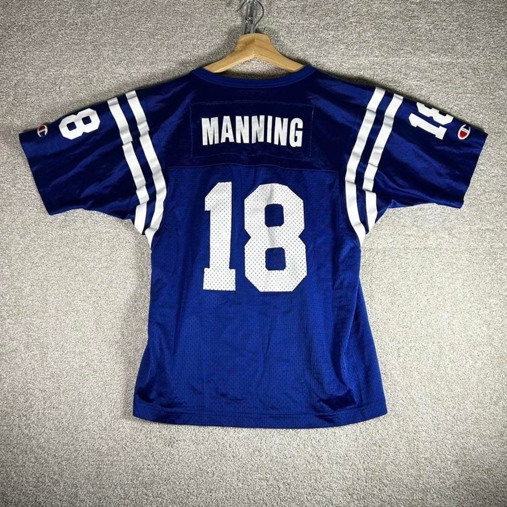 Vintage 90s Indianapolis Colts champion youth football jersey